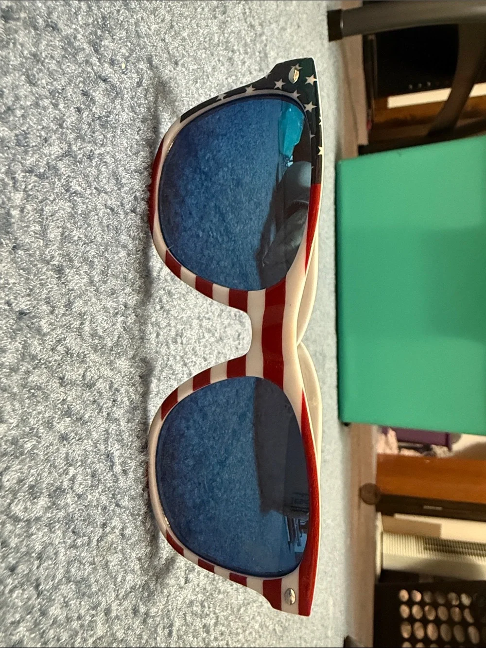 Patriotic Red & White Striped Sunglasses with Built in bottle opener’s